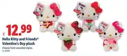 Lidl Hello Kitty and FriendsⓇ Valentine's Day plush offer