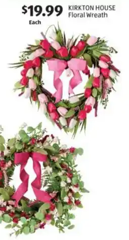 Aldi Kirkton house floral wreath offer