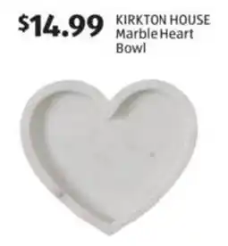 Aldi Kirkton house marble heart bowl offer