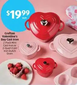 Aldi Crofton Valentine's Day Cast Iron offer