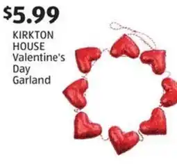 Aldi Kirkton house valentine's day garland offer