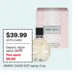 CVS JIMMY CHOO EDT spray offer