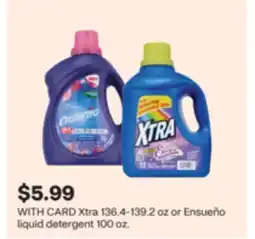 CVS Xtra 136.4-139.2 oz or Ensueño liquid detergent 100 oz offer