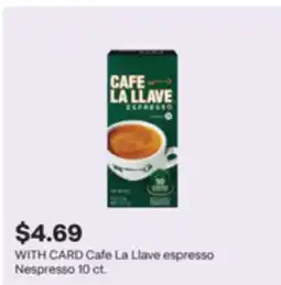 CVS Cafe La Llave espresso Nespresso offer