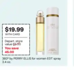 CVS 360º by PERRY ELLIS for women EDT spray offer