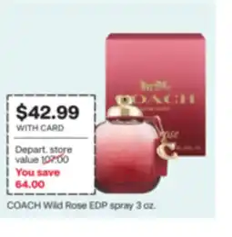 CVS Wild Rose EDP spray 3 oz offer