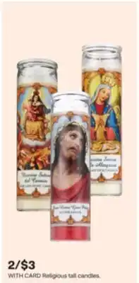 CVS Religious tall candles offer