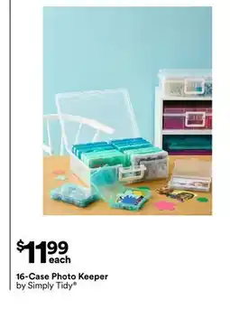 Michaels 16-case Photo Keeper by Simply Tidy offer