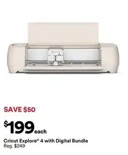 Michaels Cricut explore 4 with Digital Bundle offer