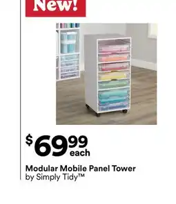 Michaels Modular mobile Panel Tower by Simply Tidy offer