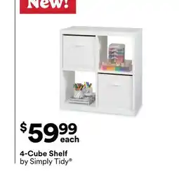 Michaels 4-cube Shelf by Simply Tidy offer