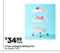 Michaels 3-Tier Lexington rolling cart by Simply Tidy offer
