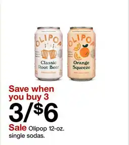 Target Olipop 12-oz. single sodas offer