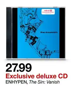 Target deluxe CD ENHYPEN, The Sin: Vanish offer