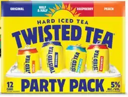 Target Twisted Tea 12-pk. hard drinks offer