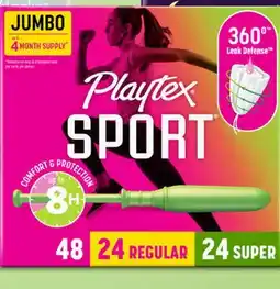 Target Playtex Sport 48-ct. multipack tampons offer