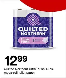 Target Quilted Northern Ultra Plush 12-pk. mega-roll toilet paper offer