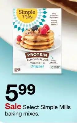 Target Select Simple Mills baking mixes offer