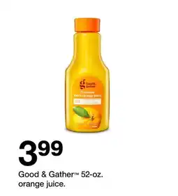 Target Good & Gather 52-oz. orange juice offer