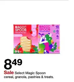 Target Select Magic Spoon cereal, granola, pastries & treats offer