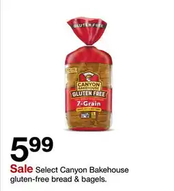 Target Select Canyon Bakehouse gluten-free bread & bagels offer