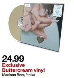 Target Buttercream vinyl Madison Beer, locket offer