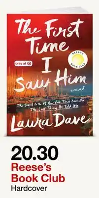 Target Reese's Book Club Hardcover offer