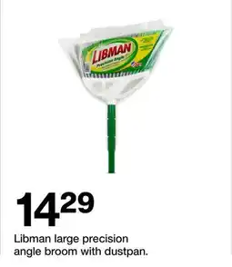 Target Libman large precision angle broom with dustpan offer