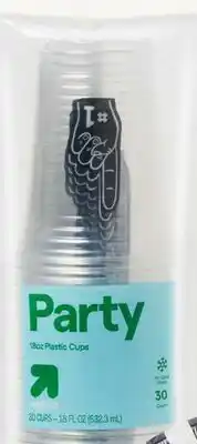 Target up & up 30-ct. 18-oz clear game-day cups offer