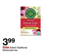 Target Select Traditional Medicinals tea offer
