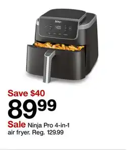 Target Ninja Pro 4-in-1 air fryer offer