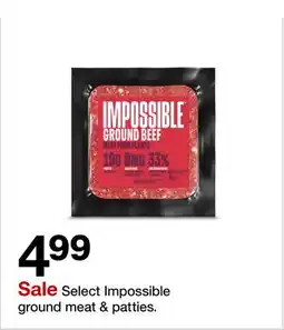 Target Select Impossible ground meat & patties offer