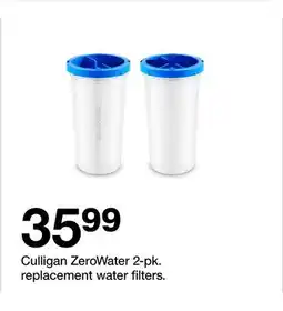 Target Culligan ZeroWater 2-pk. replacement water filters offer