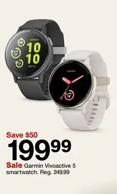 Target Garmin Vivoactive 5 smartwatch offer