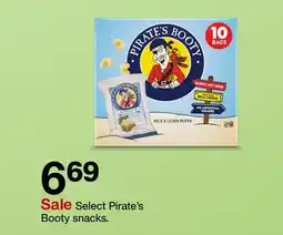 Target Sale Select Pirate's Booty snacks offer