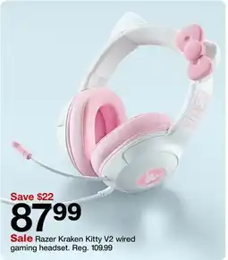 Target Razer Kraken Kitty V2 wired gaming headset offer