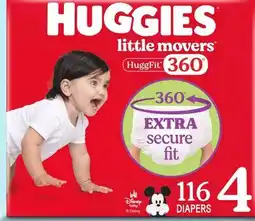 Target Huggies Little Movers HuggFit 360° 116-ct. Diapers offer