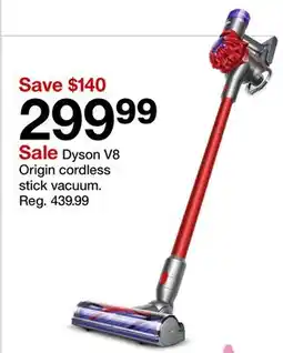 Target Dyson V8 Origin cordless stick vacuum offer