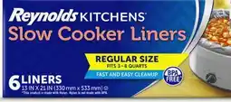 Target Reynolds Kitchens 6-ct. slow cooker liners offer