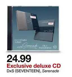 Target Exclusive deluxe CD DxS (SEVENTEEN), Serenade offer