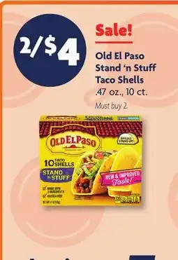 Family Dollar Old El Paso Stand'n Stuff Taco Shells offer