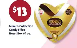 Family Dollar Ferrero Collection Candy Filled Heart Box offer