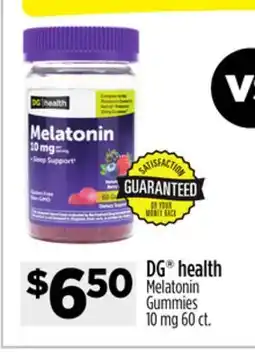 Dollar General DG health Melatonin Gummies offer