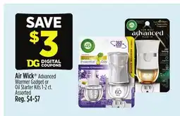 Dollar General Air Wick Advanced Warmer Gadget or Oil Starter Kits offer
