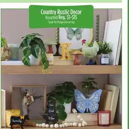 Dollar General Country Rustic Decor offer