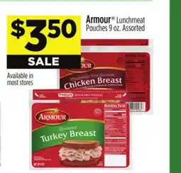 Dollar General Armour Lunchmeat Pouches offer
