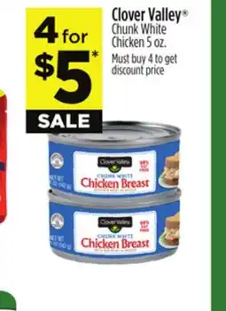 Dollar General Clover Valley Chunk White Chicken offer
