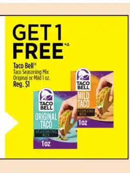 Dollar General Taco Bell Taco Seasoning Mix offer