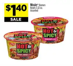 Dollar General Nissin Ramen Bowls offer