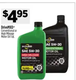 Dollar General DriveMXD Conventional or High Mileage Motor Oil offer